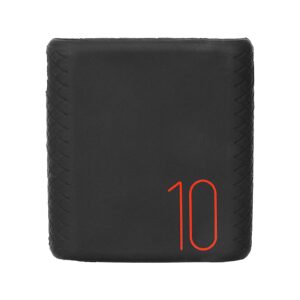 Batería externa ROMOSS CT10 de 10 000 mAh con funda protectora de silicona negra
