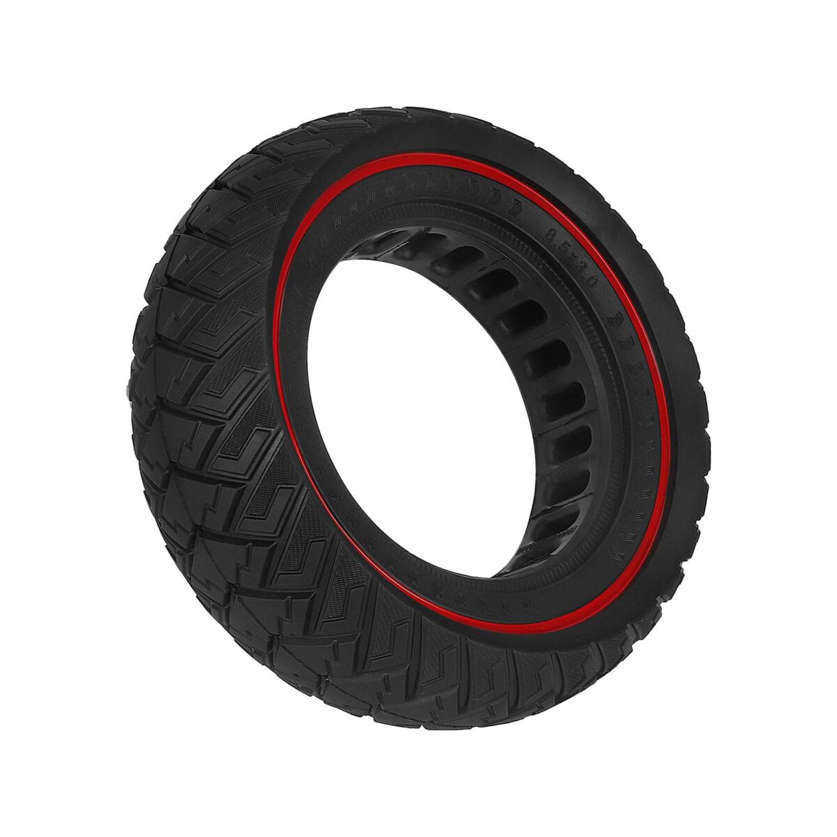 Neumático sólido todoterreno Ulip negro rojo 8.5*3 con diámetro interior de 118 mm para neumáticos 8.5*3 (50-134) - Imagen 6