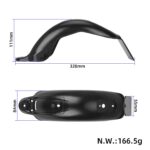 Kit de guardabarros trasero original negro DUCAT-Jeep/Pro II (con soporte + piloto trasero) - Imagen 5