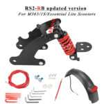 Suspensión trasera Red V2 con guardabarros y luz trasera para scooter M365 y 1S - Imagen 6