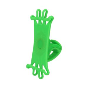 Soporte multifuncional para teléfono móvil de silicona verde