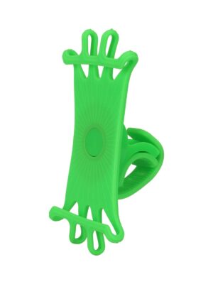 Soporte multifuncional para teléfono móvil de silicona verde