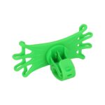Soporte multifuncional para teléfono móvil de silicona verde - Imagen 3
