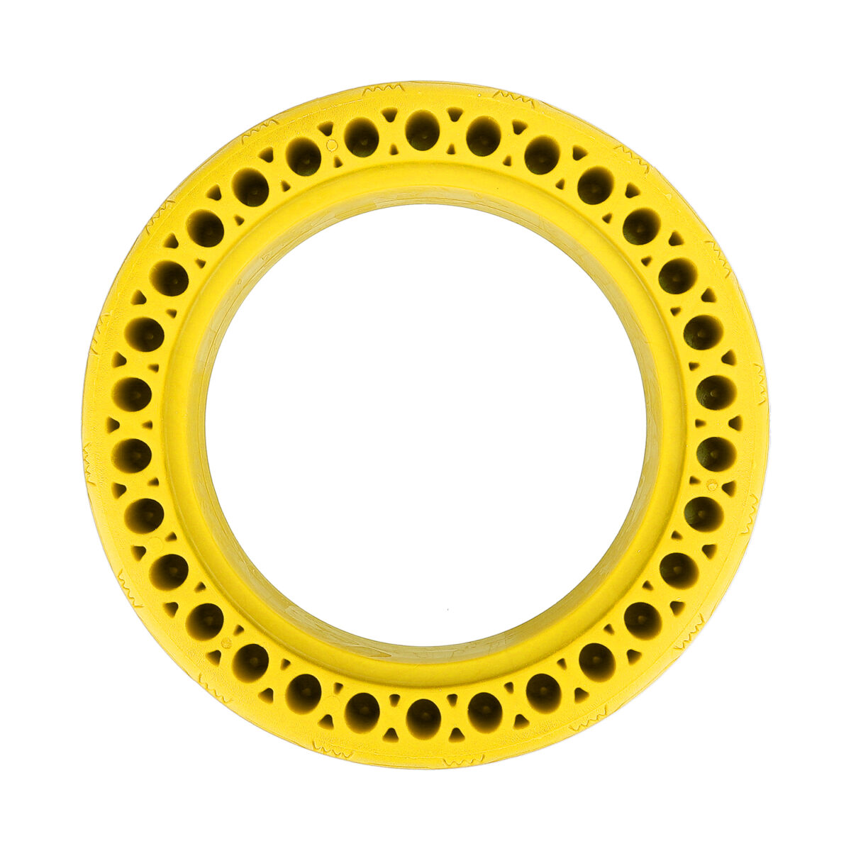 Neumático sólido de panal de abeja de 8 1/2 x 2 pulgadas (amarillo) - Imagen 2