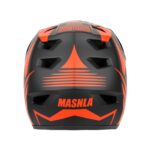 Casco todoterreno negro y naranja talla L - Imagen 4