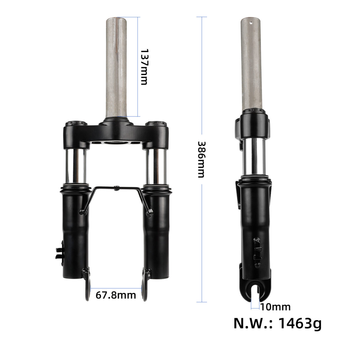 Suspensión simple con guardabarros para patinetes Xiaomi - Imagen 2