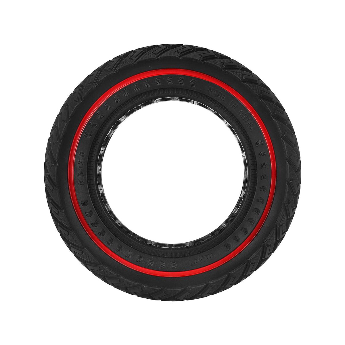 Neumático sólido todoterreno Ulip negro rojo 8.5*3 con diámetro interior de 118 mm para neumáticos 8.5*3 (50-134) - Imagen 4