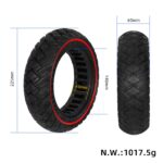 Neumático todoterreno sólido Ulip 9.5*2.5 con círculo rojo - Imagen 2