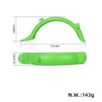 Guardabarros trasero verde con gancho para patinete M365 Pro/Pro2 - Imagen 2