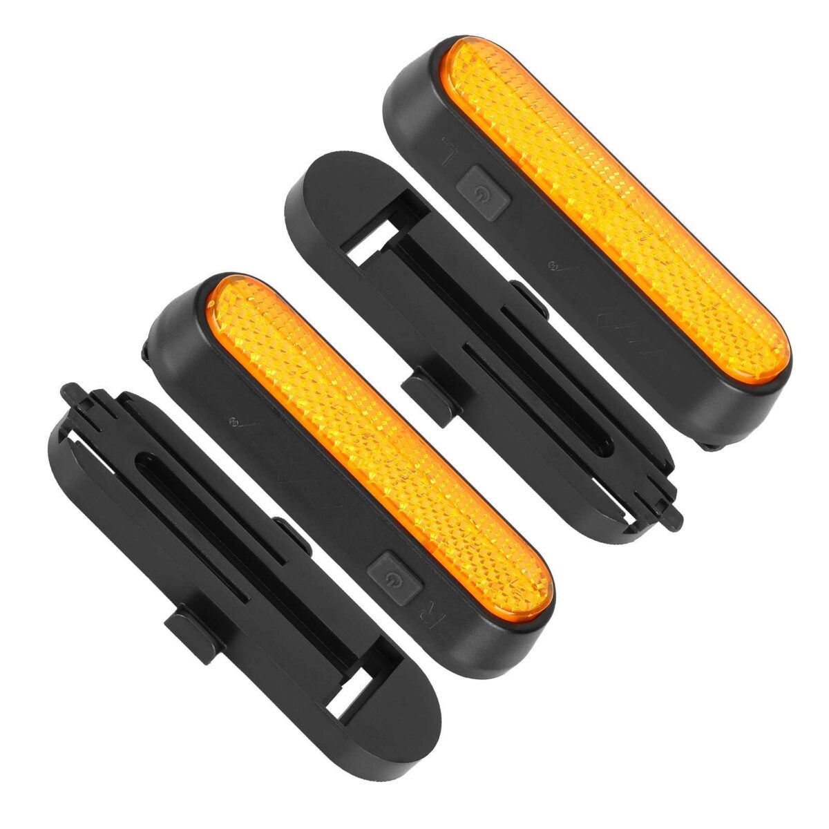 2 juegos de luces intermitentes recargables amarillas Ulip con control remoto - Imagen 3