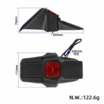 Guardabarros trasero original para patinete Ninebot ZT3/ZT3Pro con luz trasera - Imagen 2