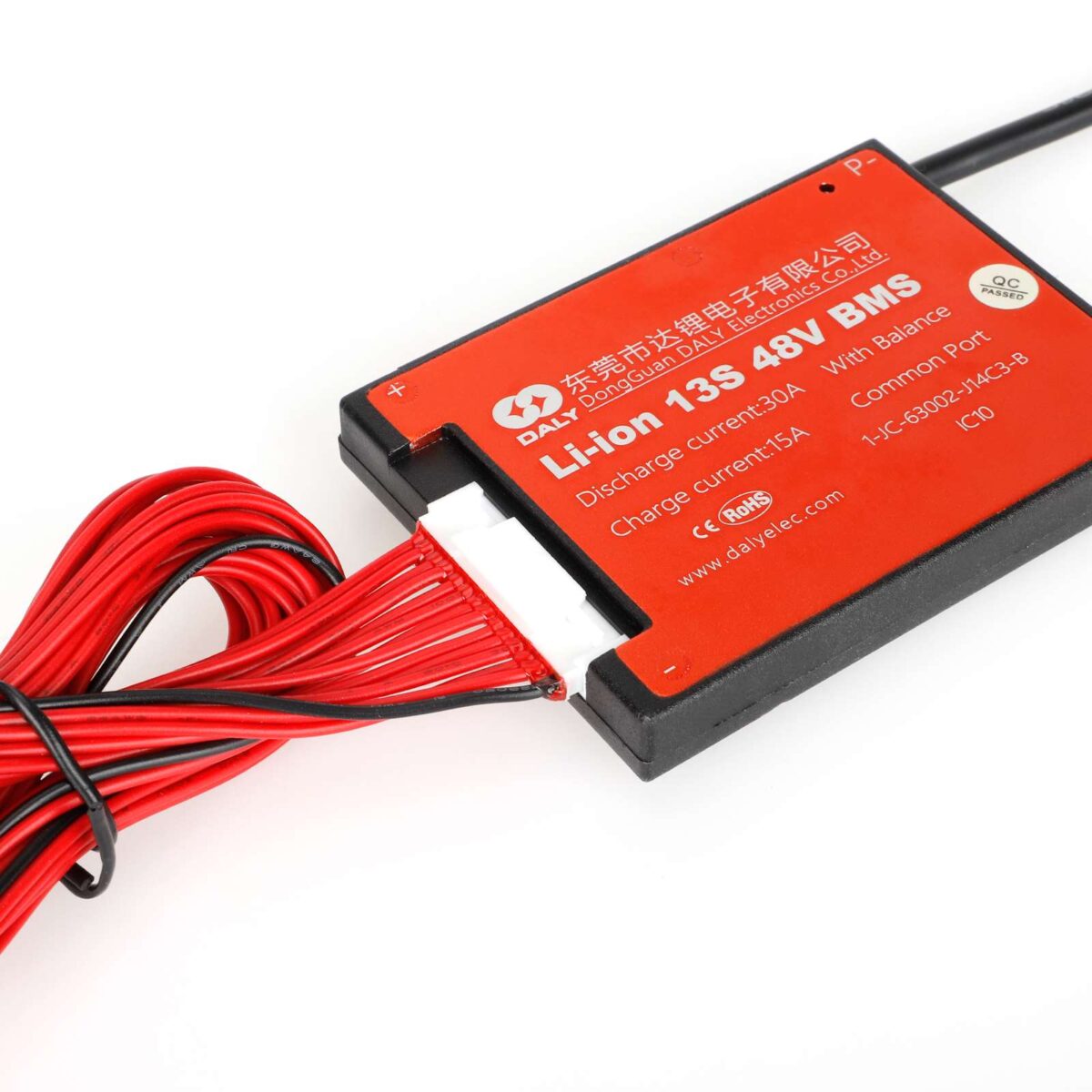 Placa de protección BMS de batería DALY 48V 30A 13S con cable - Imagen 5