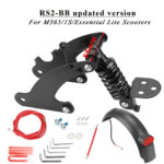 Suspensión trasera Red V2 con guardabarros y luz trasera para scooter Pro y Pro 2 - Imagen 5