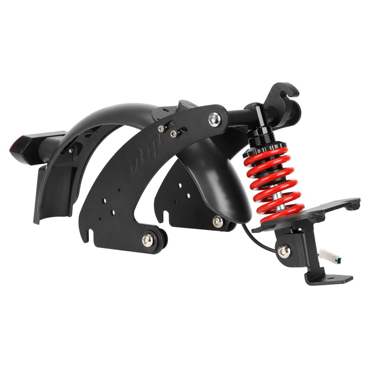 Suspensión trasera Ulip V3 negra y roja con guardabarros para intermitentes para scooter G30 Max - Imagen 2