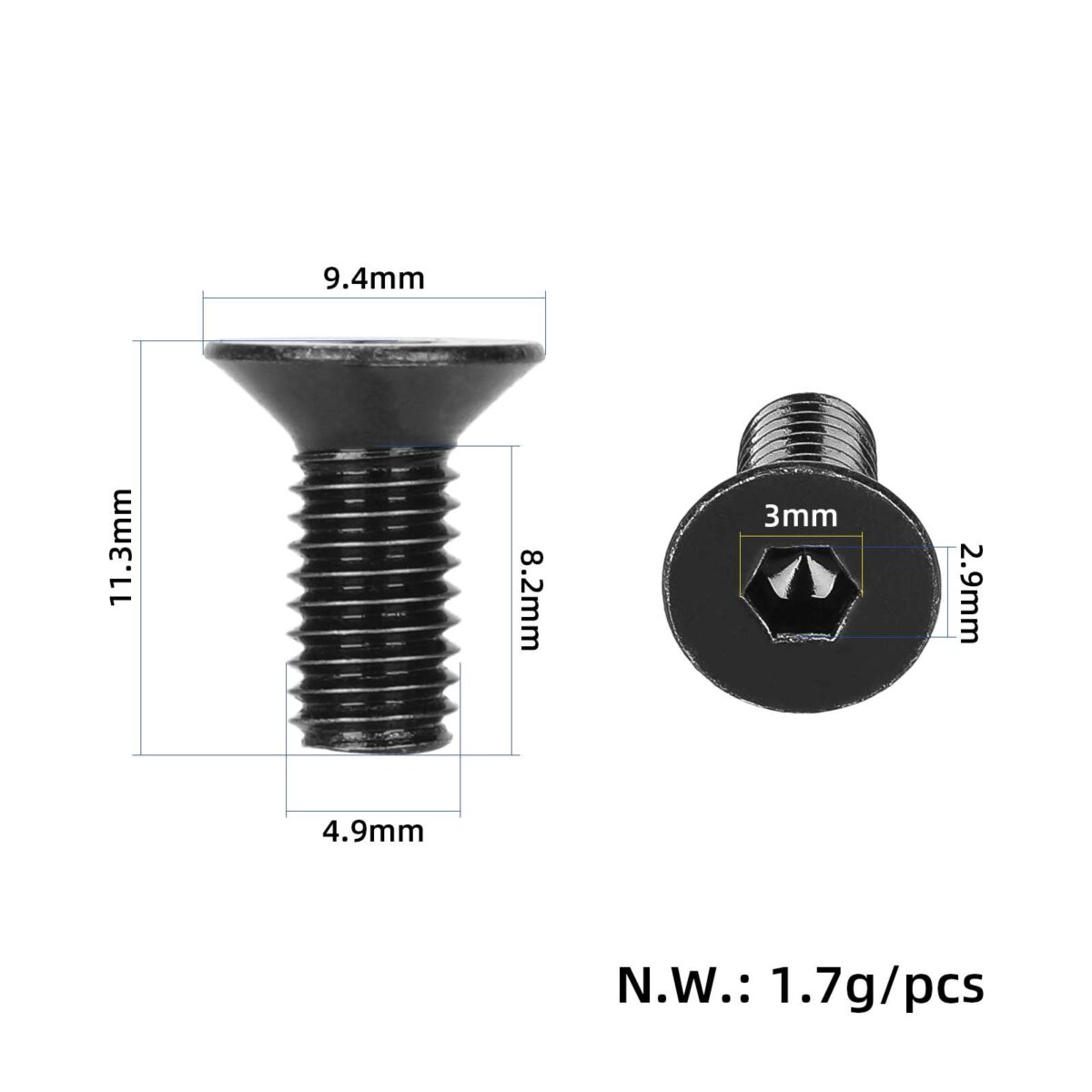 tornillos para parte delantera M365 - Imagen 2