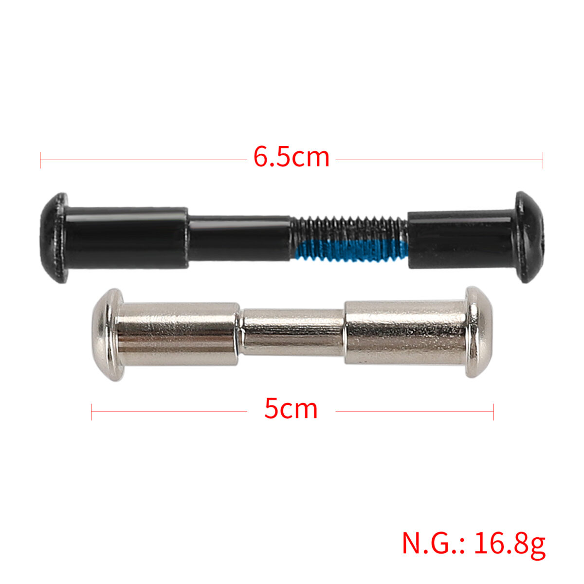 Tornillos de bloqueo negros para patinete Xiaomi - Imagen 2