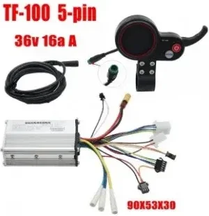 Cable de conexión de 5 pines para controlador de instrumento TF-100 (5 pines), 36 V, 16 A