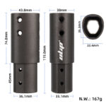 Varilla de extensión Ulip gris para scooters de la serie Max G30 - Imagen 2