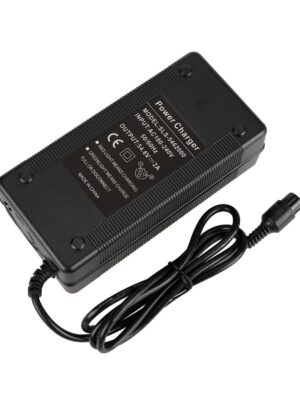Cargador de 54,6 V 2 A con 3 clavijas (enchufe estadounidense) para scooters Kugoo M4