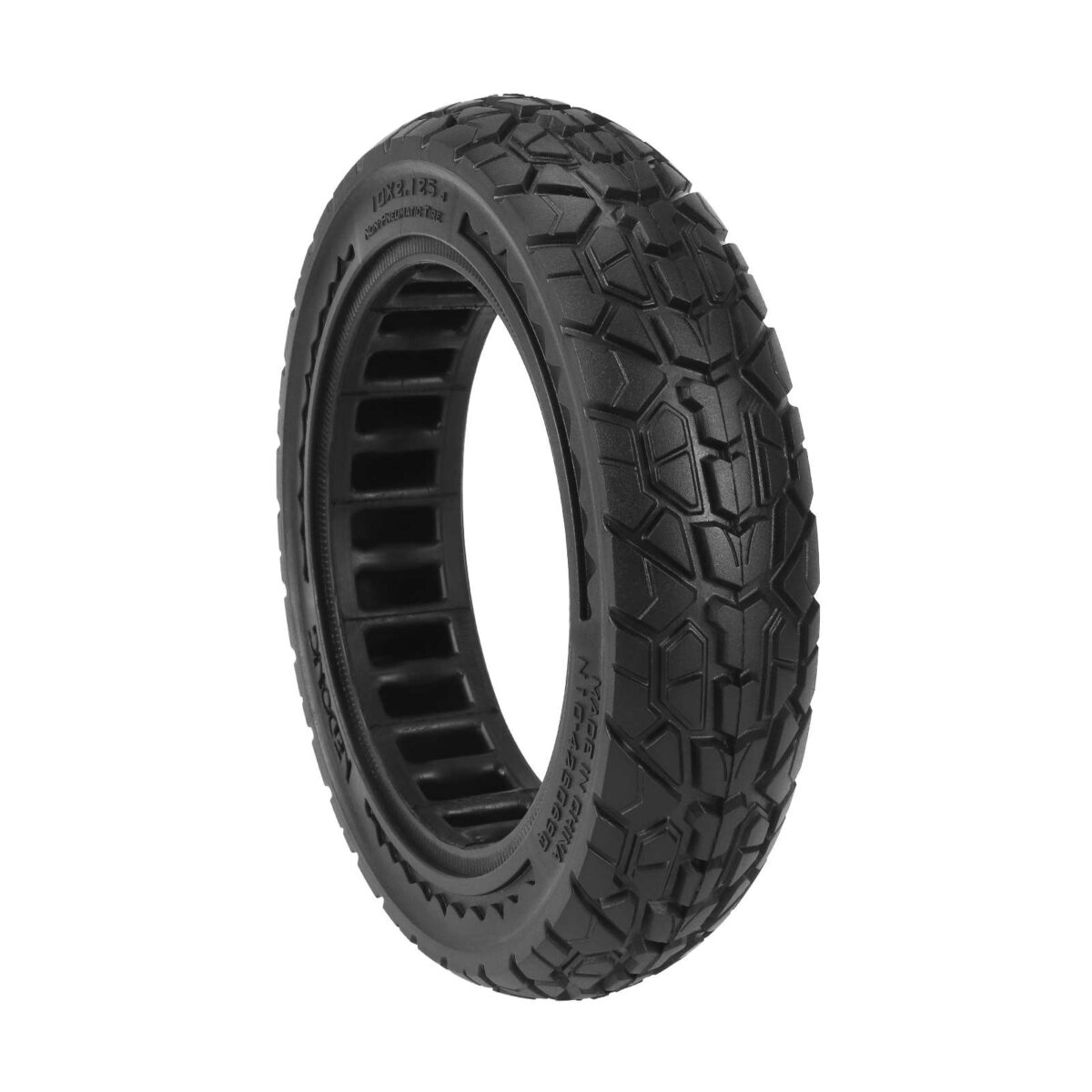 Neumático sólido todoterreno NEDONG 10*2.125 negro con 43 mm - Imagen 4
