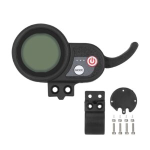 Medidor J&P de 6 pines, cabeza plana negra, 36 V-60 V (estilo antiguo)