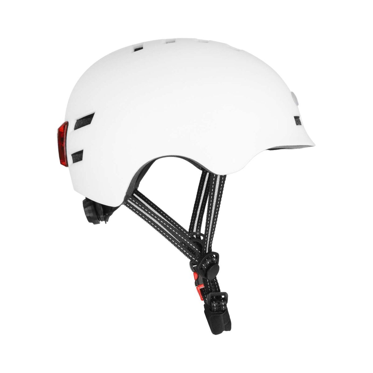 Casco blanco talla L con luz - Imagen 2