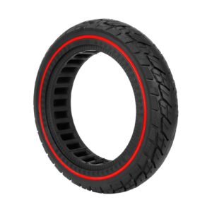 Neumático sólido ULIP 10*2.125/250*54 con círculo rojo para scooters Ninebot F20F25F30F40/Mi4/Mi4 Lite 2.o
