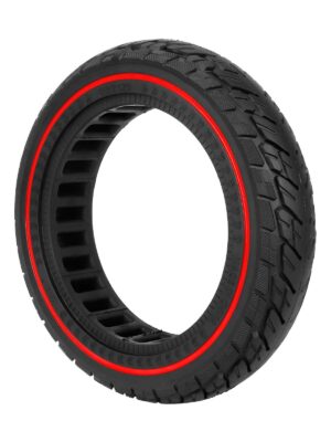 Neumático sólido ULIP 10*2.125/250*54 con círculo rojo para scooters Ninebot F20F25F30F40/Mi4/Mi4 Lite 2.o