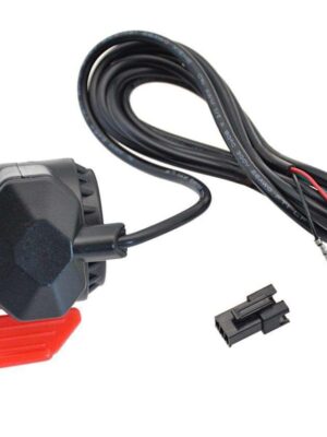 Acelerador de potencia izquierdo negro-rojo