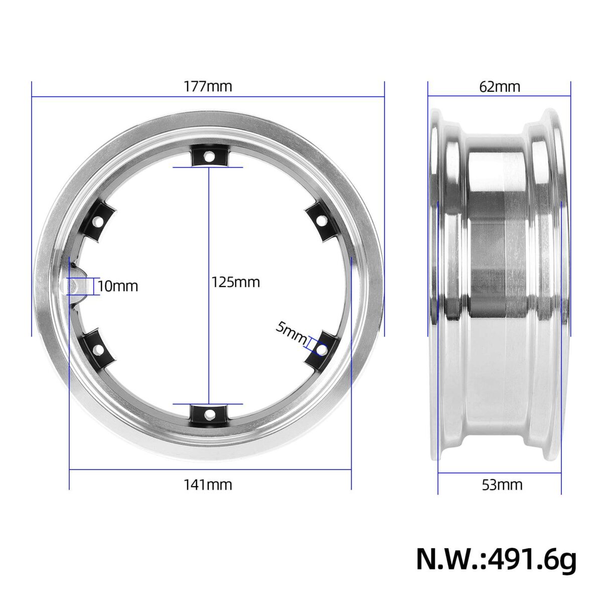 Llanta 10*2.70-6.5 para scooter Dualtron3 Dt3 Speedway 5 - Imagen 2