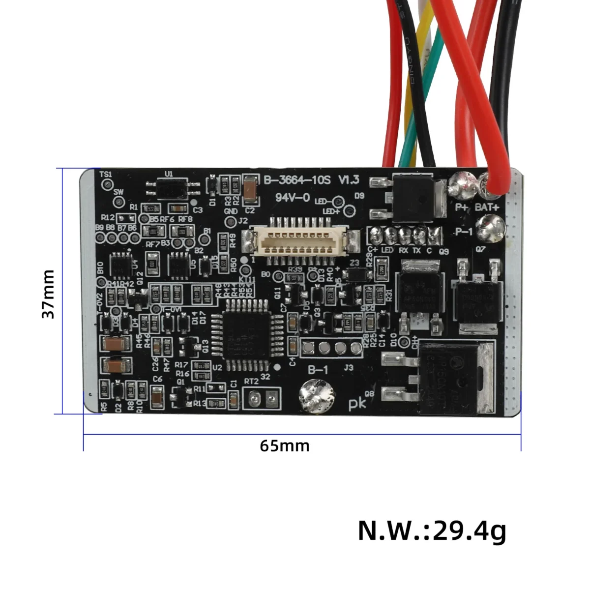 Placa de protección BMS para patinete M365 con 10 cables - Imagen 2