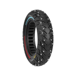 Neumático sólido todoterreno para nieve de tres líneas de color Ulip10*2.5 con ranura de 37 mm (con tornillos antideslizantes)