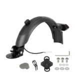 Guardabarros trasero Ulip Superior gris con aluminio y luz intermitente para patinetes Xiaomi