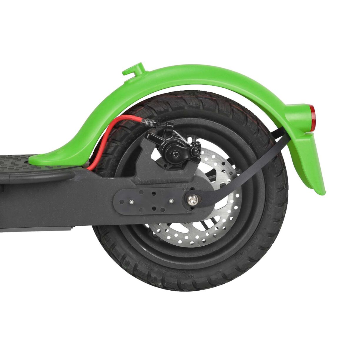 Xiaomi M365 Pro/Pro2 verde con guardabarros trasero integrado con matrícula (con luz trasera + gancho + soporte metálico pro) - Imagen 6