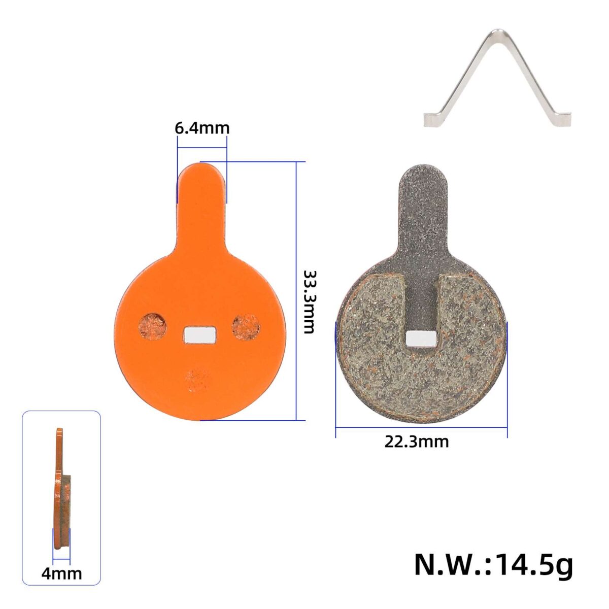 Timbre de cerámica naranja KugooG2pro - Imagen 2