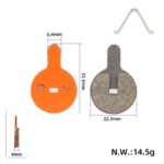 Timbre de cerámica naranja KugooG2pro - Imagen 2