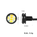 Intermitentes LED para patinete DUALTRON TOGO con cabezal impermeable - Imagen 2