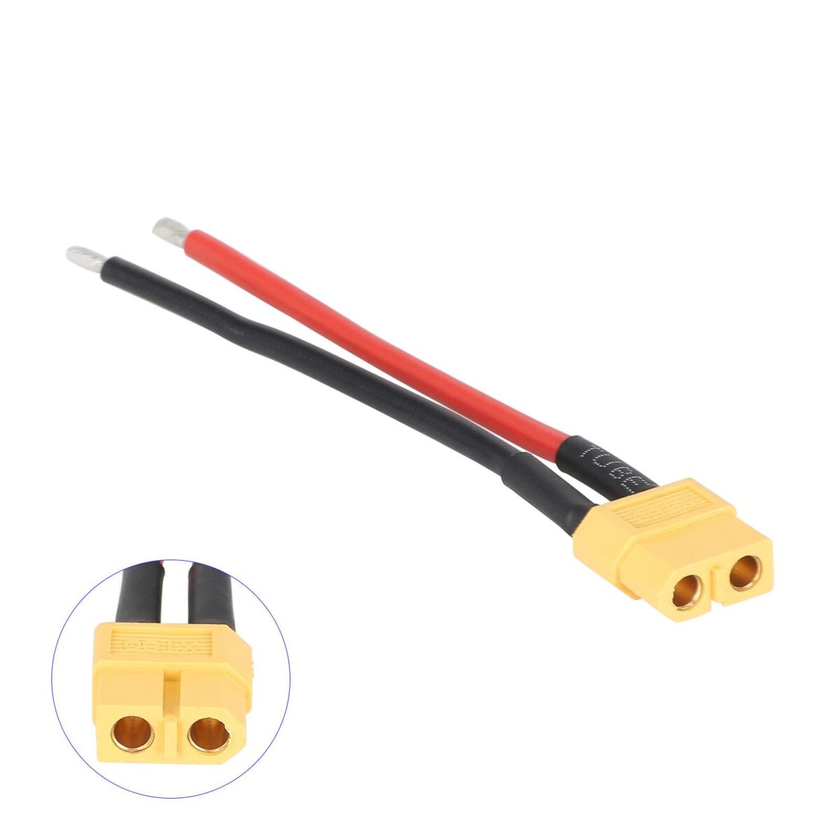 Cable de batería con conector hembra XT60 - Imagen 3