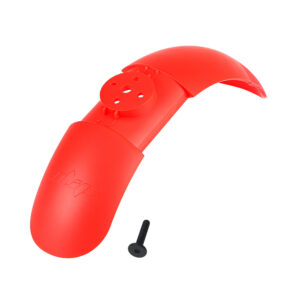 Guardabarros delantero Ulip rojo con goma y tornillo para patinetes xiaomi