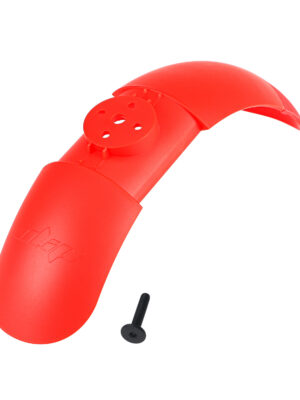 Guardabarros delantero Ulip rojo con goma y tornillo para patinetes xiaomi