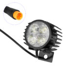 Faro delantero para patinete Kukirin G2 Pro/G2 Pro DB/G2 Max con cabezal impermeable M8 de 180 mm
