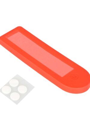 Funda de silicona roja impermeable con pegamento para patinete Xiaomi 4 Pro