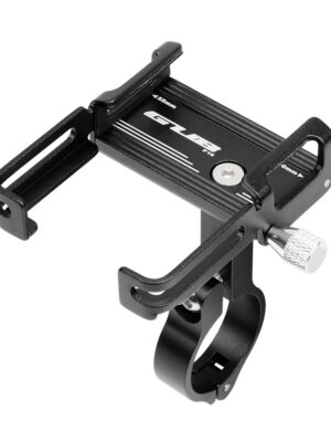 Soporte para teléfono móvil GUB P10 de aleación de aluminio negro y rojo