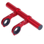 Tubo de extensión de doble poste de aluminio rojo (soporte doble)