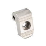 Hebilla plegable de acero inoxidable plateada para patinetes Xiaomi con eje de acero inoxidable. - Imagen 5
