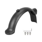 Guardabarros trasero negro con gancho y tornillos para patinete Xiaomi 4 pro