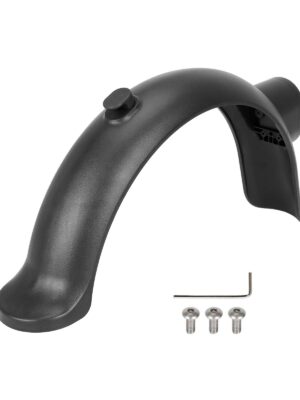 Guardabarros trasero negro con gancho y tornillos para patinete Xiaomi 4 pro