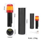 Extensor de agarre de silicona con carga USB Ulip y luz para scooters Max G30 (BBRO) - Imagen 2