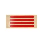 Pegatina reflectante roja original para horquilla delantera y trasera del patinete Xiaomi M365.