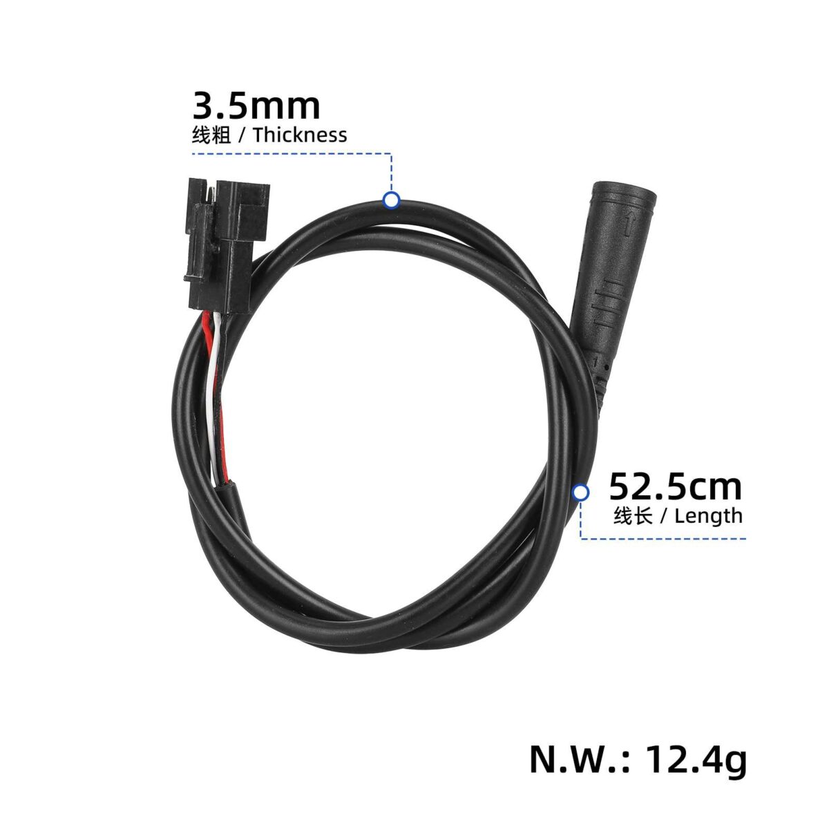 Cable adaptador de faros delanteros de 3 orificios Kukirin G2 Pro DB - Imagen 2